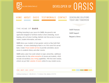 Tablet Screenshot of oasisscheduling.com